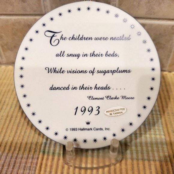 1993 Hallmark Keepsake Ornament Visions Of Sugarplums Enchantment Collection - Picture 3 of 3